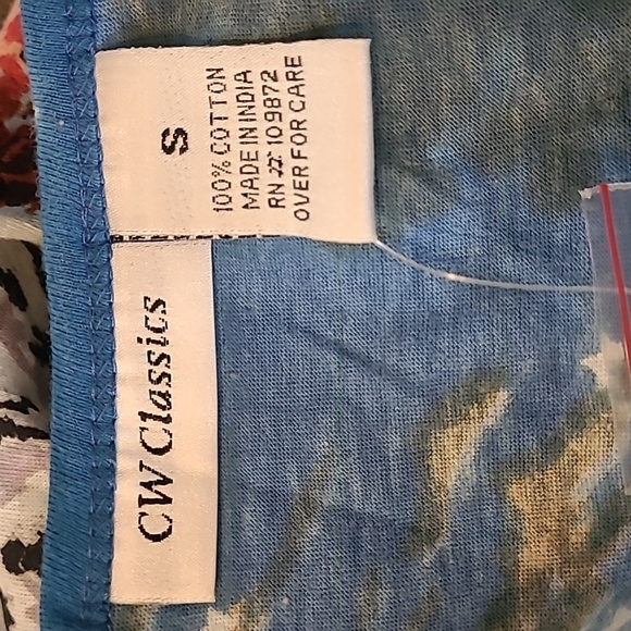 CW classics 100% cotton Christmas long sleeve top size S - Picture 6 of 6